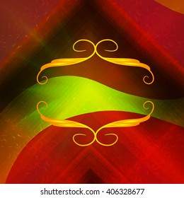 Abstract colorful background with vignette or frame.