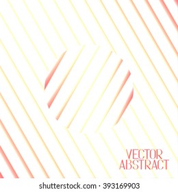 Abstract Colorful Background. Volumetric Strip with Circle. Vector Illustration