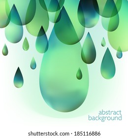 Abstract colorful background with water drops. Bright background.