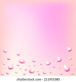 abstract colorful background with water drops