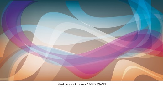Abstract colorful background with wave