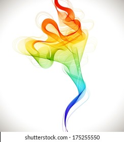 Abstract colorful background with wave