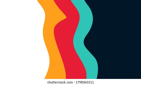 abstrakter bunter Hintergrund mit Welle