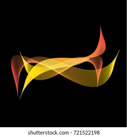 Abstract colorful background with wave,