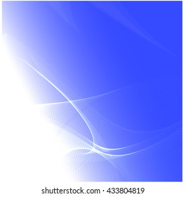 Abstract colorful background wave blue