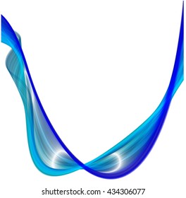 Abstract colorful background wave blue