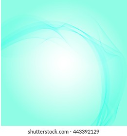 Abstract colorful background wave blue
