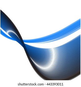 Abstract colorful background wave blue