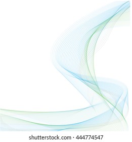 Abstract  colorful background wave blue
