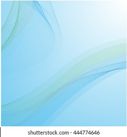 Abstract colorful background wave blue