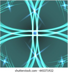 Abstract colorful background wave blue