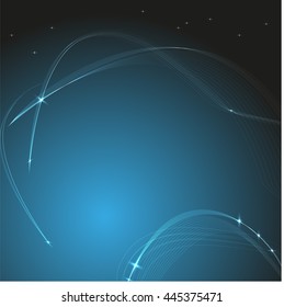 Abstract colorful background wave blue