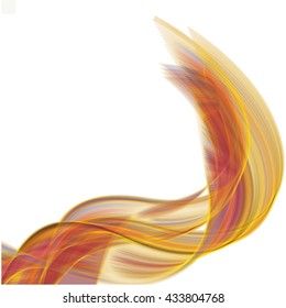 Abstract colorful background wave brown