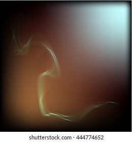 Abstract colorful background wave brown