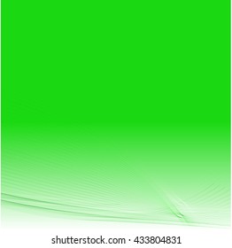 Abstract colorful background wave green