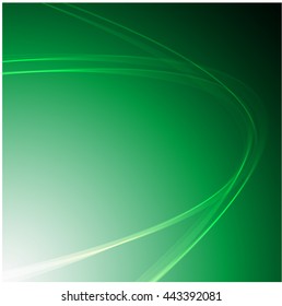 Abstract colorful background wave green
