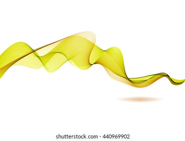 Abstract colorful background with wave, illustration, Vector