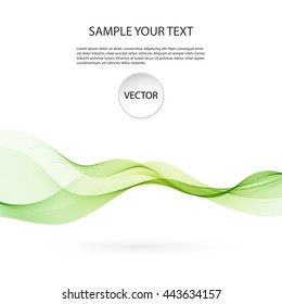 Abstract colorful background with wave, illustration, vector