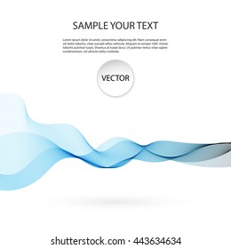 Abstract colorful background with wave, illustration, vector