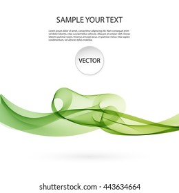 Abstract colorful background with wave, illustration, vector