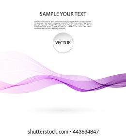 Abstract colorful background with wave, illustration, vector