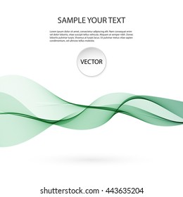 Abstract colorful background with wave, illustration, vector