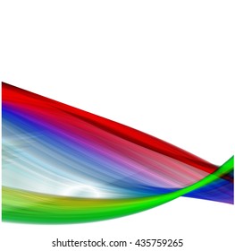 Abstract colorful background wave red