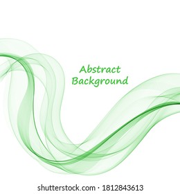 Abstract colorful background with wave, vector illustration