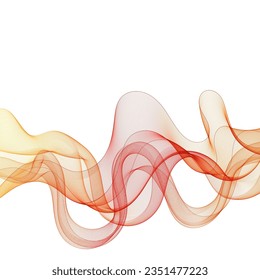 Abstract colorful background with wave, vector illustration