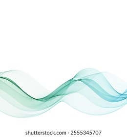 Abstract colorful background with wave, vector illustration. Eps 10