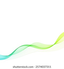 Abstract colorful background with wave, vector illustration