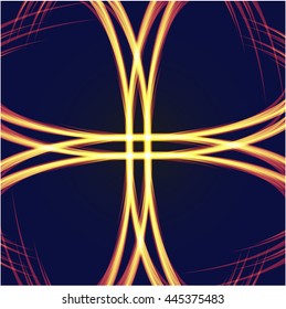 Abstract colorful background wave yellow
