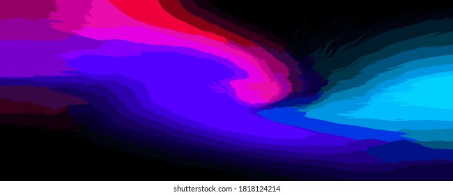 abstract colorful background with waves	
