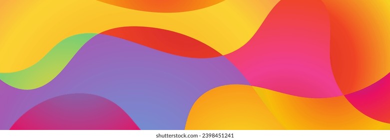 abstract colorful background with waves