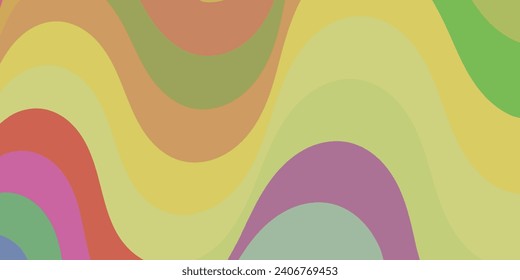 abstract colorful background with waves