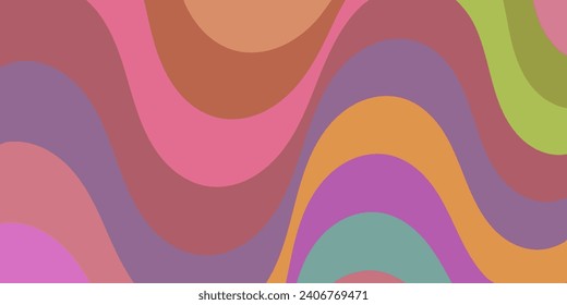 abstract colorful background with waves
