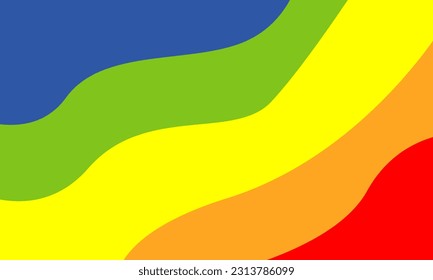 Abstract colorful background with waves. lgbt background.