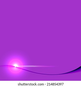 Abstract Colorful Background with Waves and Lights