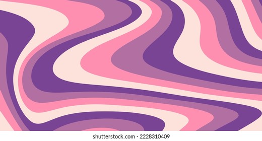 Abstract colorful background with waves. Trendy retro texture design concept. Vector, 2022-2023