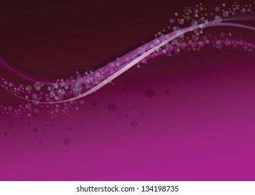 Abstract colorful background with waves. vector