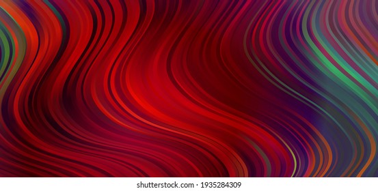 Abstract colorful background with waves. Vector backdrop for your design