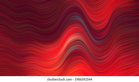 Abstract colorful background with waves. Vector backdrop for your design