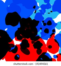 Abstract colorful background for your design, digital composition illustration
