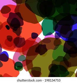 Abstract colorful background for your design, digital composition illustration