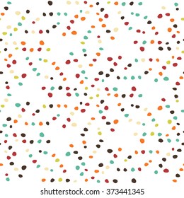 Abstract colorful background for your design. Minimalism. Dots.