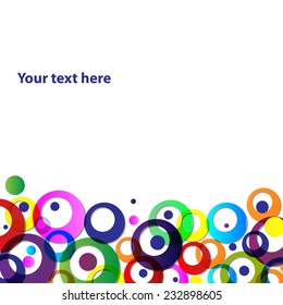 abstract colorful background for your text