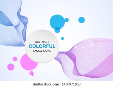 Abstract colorful background.abstract colored background with circles.