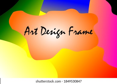 Abstract colorful baground vector template
