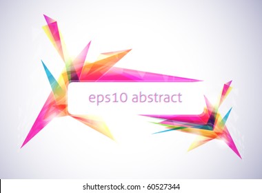 Abstract colorful banner