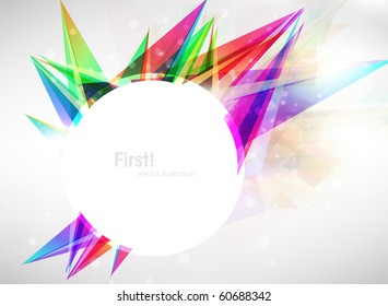 Abstract colorful banner